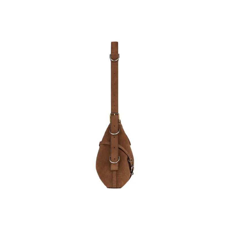 Givenchy Voyou Calfskin Handbag, Shoulder Bag Women's Walnut & Brown-1