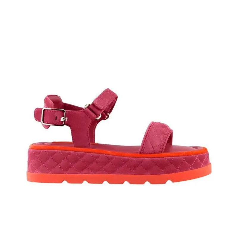 CHANEL Strap Sandals Women's Pink-1