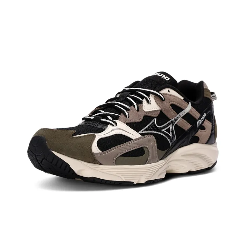 Mizuno Cushioning Wear Resistant Support Rebound Low Top Casual Running Shoes Unisex Dark Brown-1