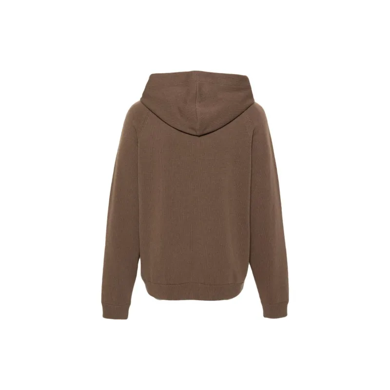 BALLY Logo-embroidered Wool Blend Hoodie-1