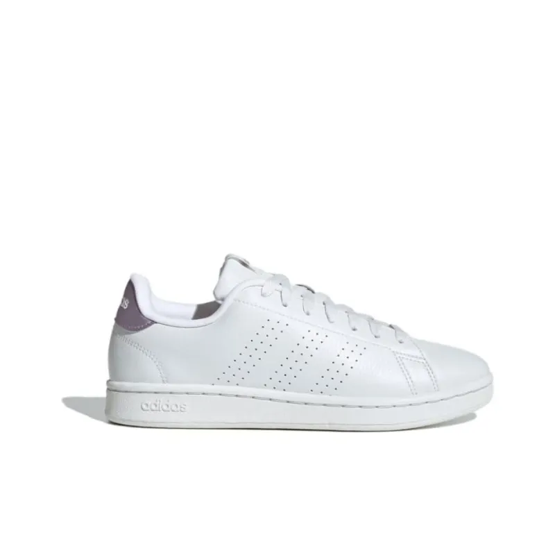 Adidas Cloudfoam Advantage Anti-Slip Wear-Resistant Low-Top Skateboard Shoes Unisex White-1