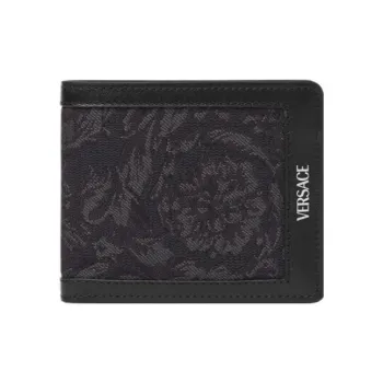 FANSIZHE Barocco Polyamide Wallet Men's Black