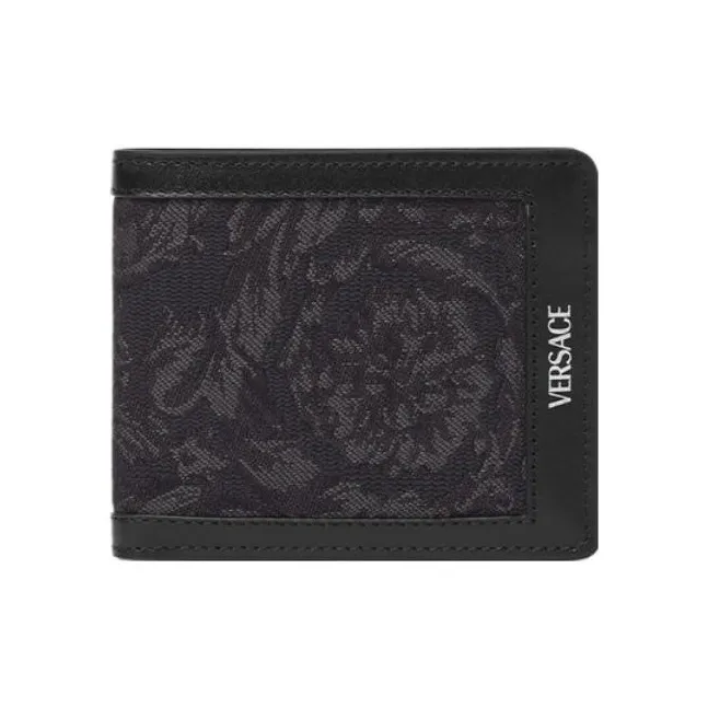 FANSIZHE Barocco Polyamide Wallet Men's Black-0