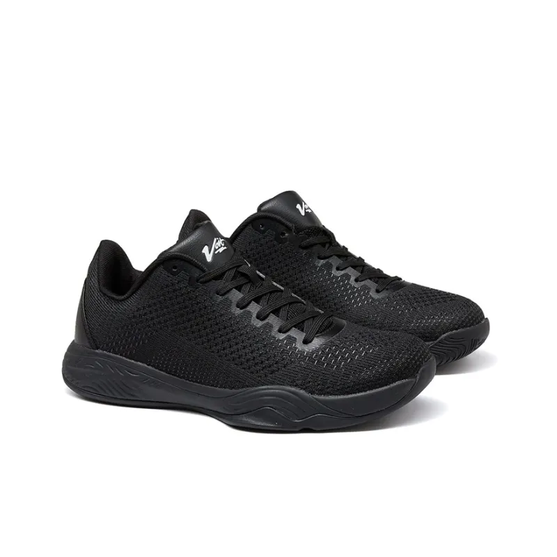 VOIT Basketball Shoes Men Low Top Ice Black-2
