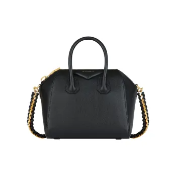 GIVENCHY Antigona Calfskin Shoulder Bag Crossbody Bag Handbag Mini Women's Black