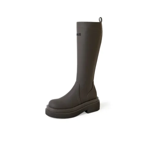 Wonderful couple Knee-high Boots Women's Gray