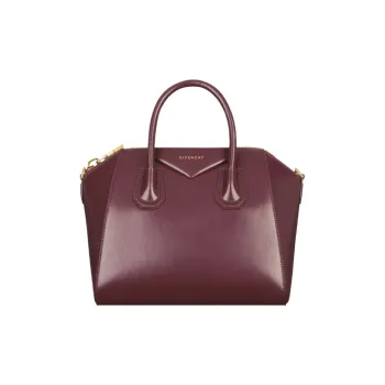GIVENCHY Antigona Cow Leather Shoulder Bag Crossbody Bag Handbag Small Size Women's Rogue Red