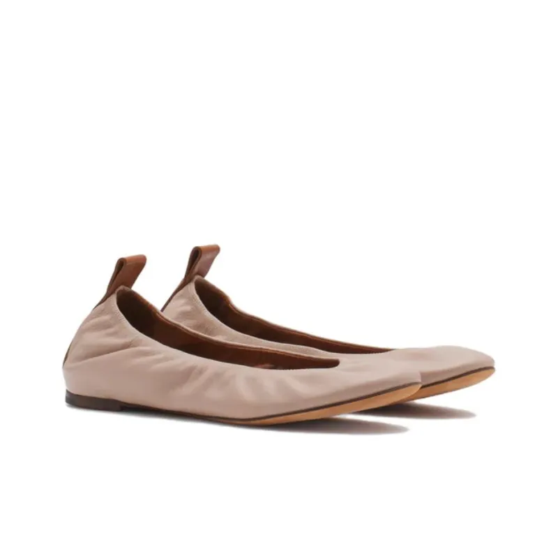 Lanvin Leather Ballerina Shoes-2
