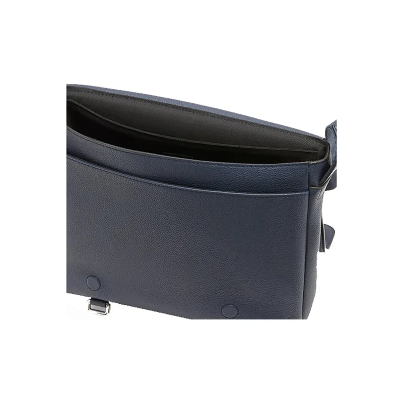 LOEWE Military Calfskin Envelope Crossbody Bag Men's Ocean-3