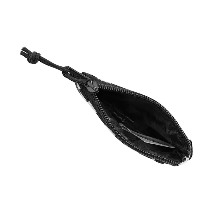Vans Polyester Wallets Coin Purses Unisex Black White-4