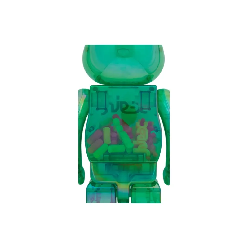 BE@RBRICK X Girl Clear Green Ver.-2