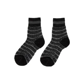 VERSACE Socks 'Grey/Black'