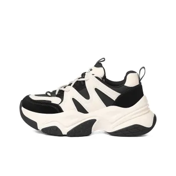 Golden Silk Rabbit Low-Top Chunky Sneakers Women's