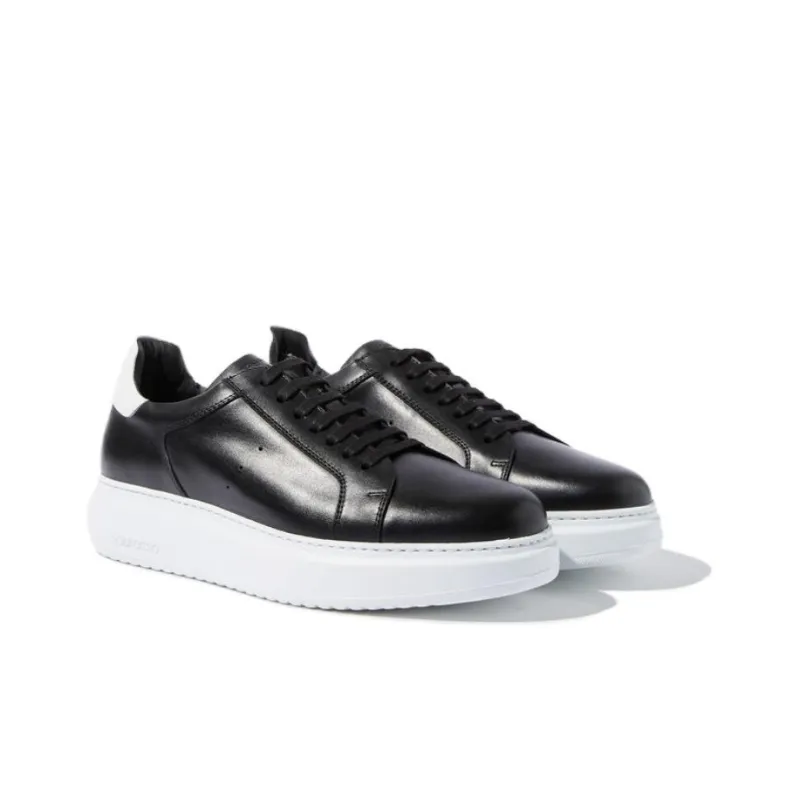 SCAROSSO Dustin Low-top Leather Sneakers-2
