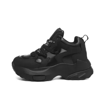 Golden Silk Rabbit Anti-Slip And Wear-Resistant Height Increasing Low-Top Chunky Sneakers Women's