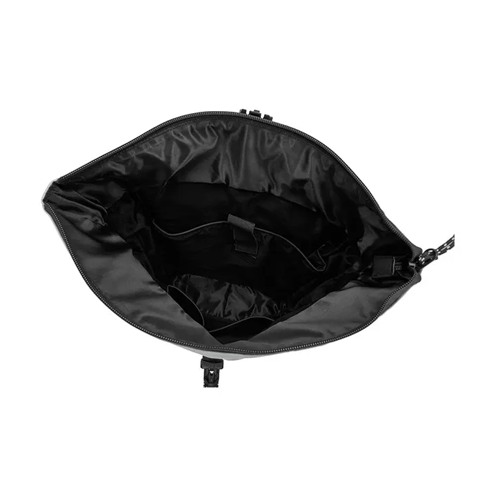 FAIRWHALE Fabric Backpack Laptop Bag Travel Backpack Large Size Men's Glacier Gray/Black-5