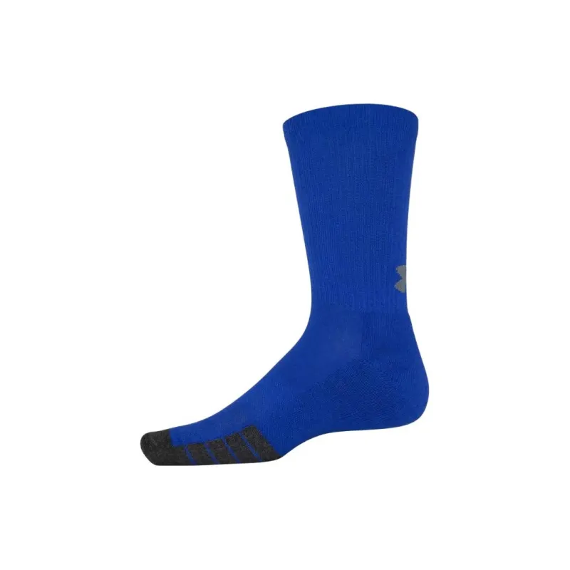 Under Armour Unisex UA Performance Tech Crew 6-Pack Socks Mid-Calf Socks Unisex 6 Pack Royal/White/Light Gray-5