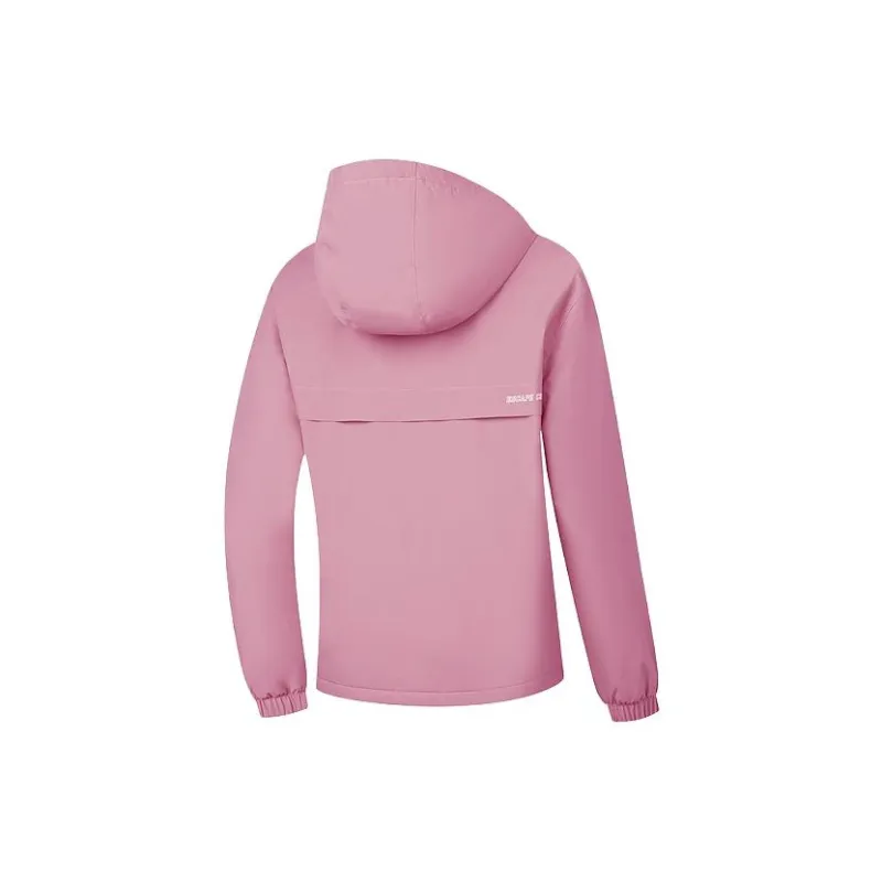 QIAODAN Trench Coat Women's Hollyhock Color-1