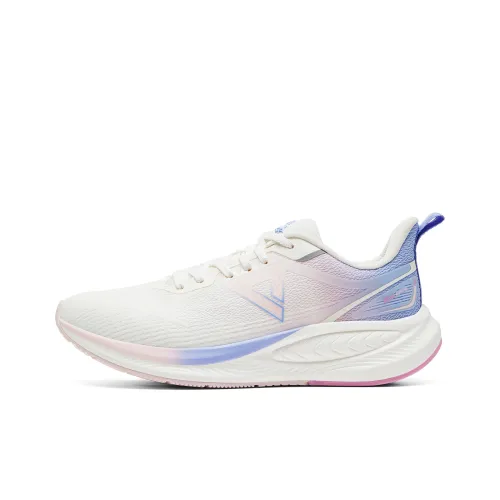 PEAK Running Shoes Women's Low-Top Off White/Purple