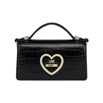 LOVE MOSCHINO Polyurethane One Shoulder Handbag Women's Black