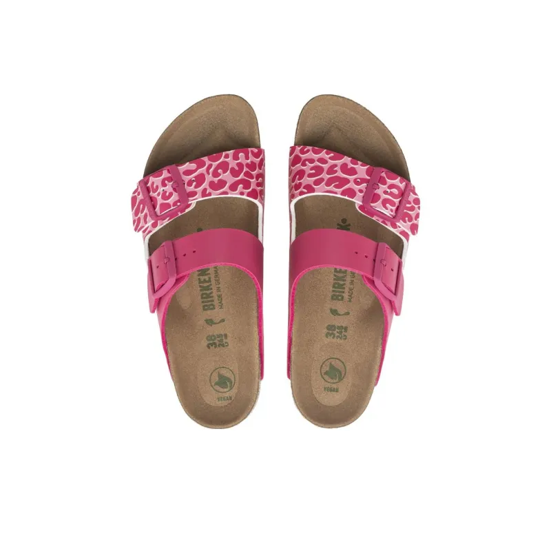 Birkenstock Comfortable Round Tip Commute Versatile Height Increasing Platform Women's Pink Narrow Fit-3