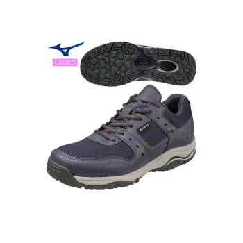 Mizuno Anti Slip Wear Resistant Low Top Hiking Shoes Women's Gray Purple
