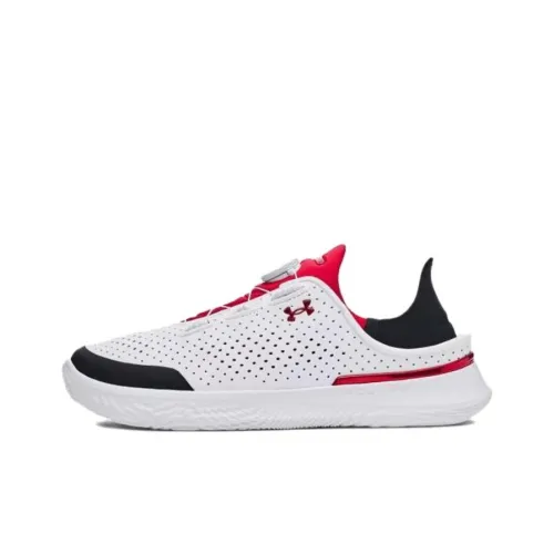 Under Armour SlipSpeed Training Shoes Unisex Low-Top White/Black/Red