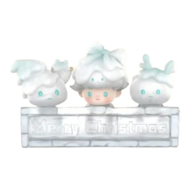 POP MART DIMOO Snowman's Letter 2023 Christmas Theme Blind Box Products Single Mystery Box/Full Box 6 Pcs-6