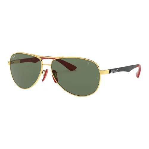 RayBan Metal Aviator Sunglasses Men's Gold