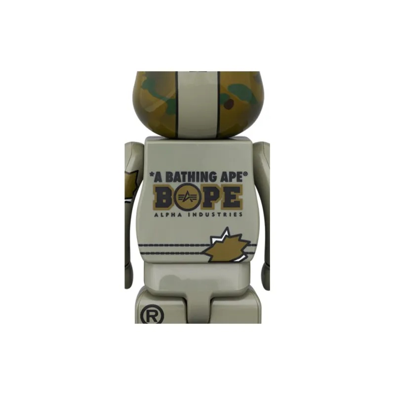 BE@RBRICK Bape R X Alpha Camo Shark 2023-3