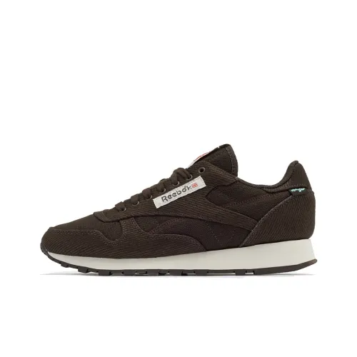 Reebok Classic Leather Running Shoes Unisex Low-Top Brown