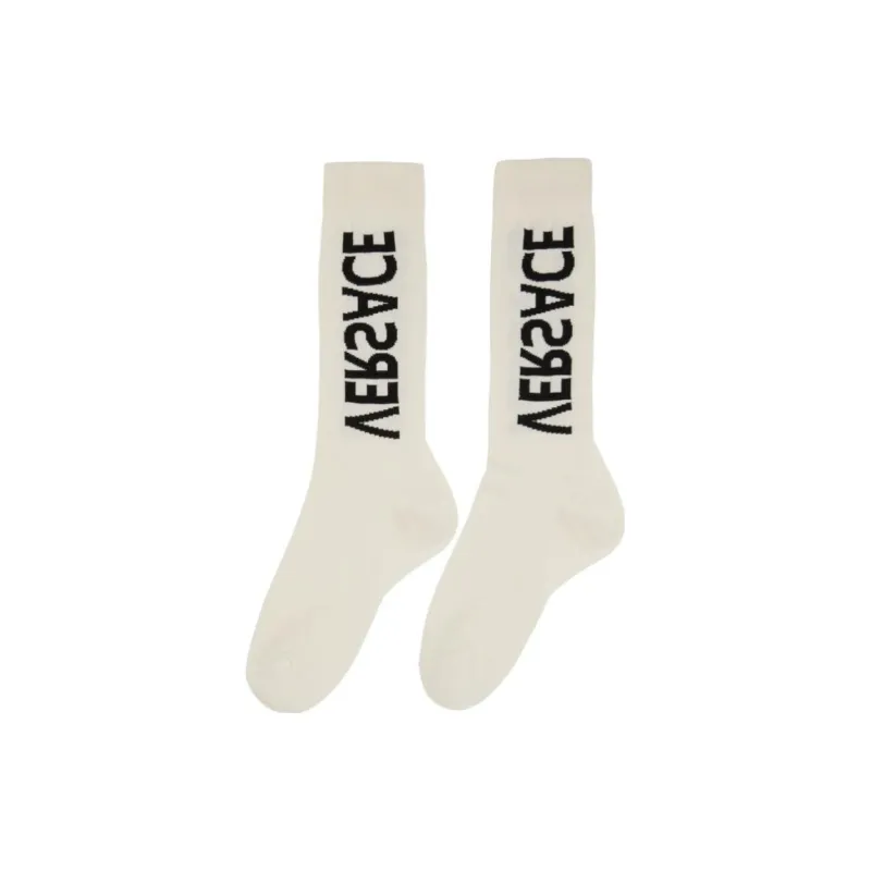 FANSIZHE Mid Calf Socks Men's 1 Pack White-0