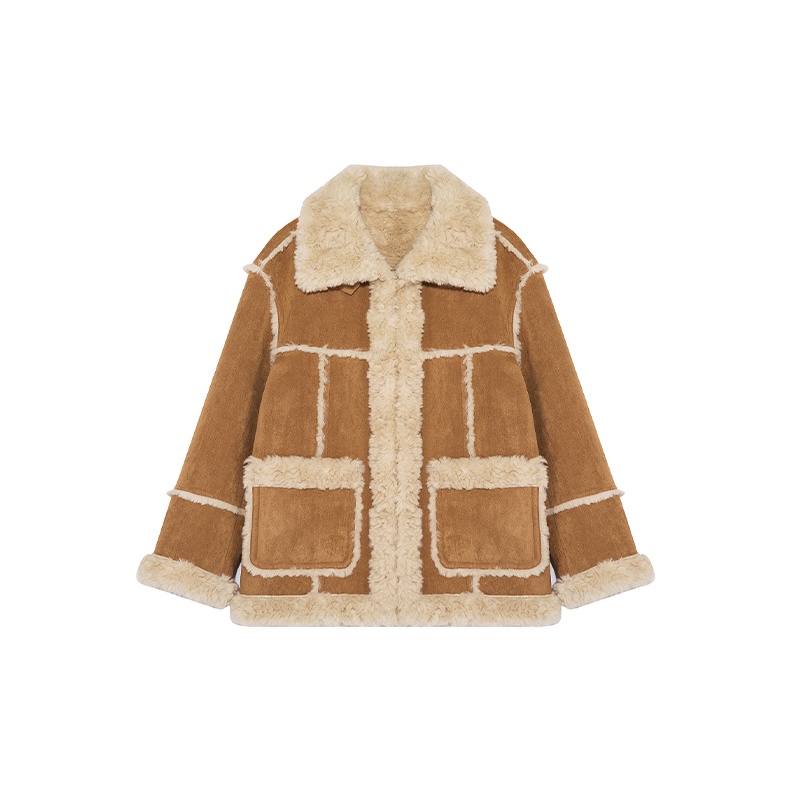 FANO STUDIOS FAUX FUR WOMEN レザージャケット｜ブルゾン
