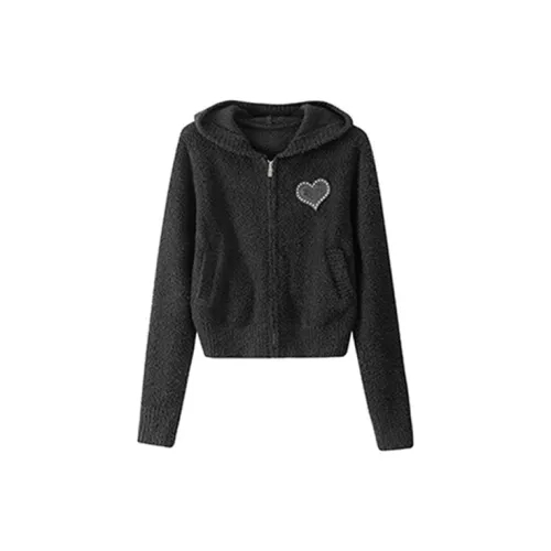 BANANA CICI Velvet Jackets Women's Black