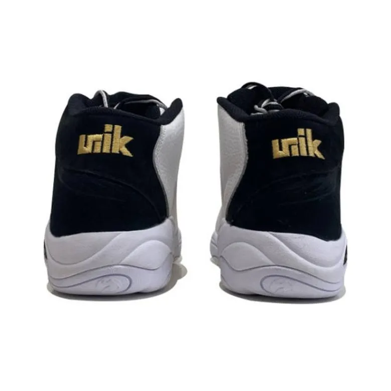 AND1 Taichi Cushioning Wear-Resistant Low-Top Basketball Shoes Men's Black White-3