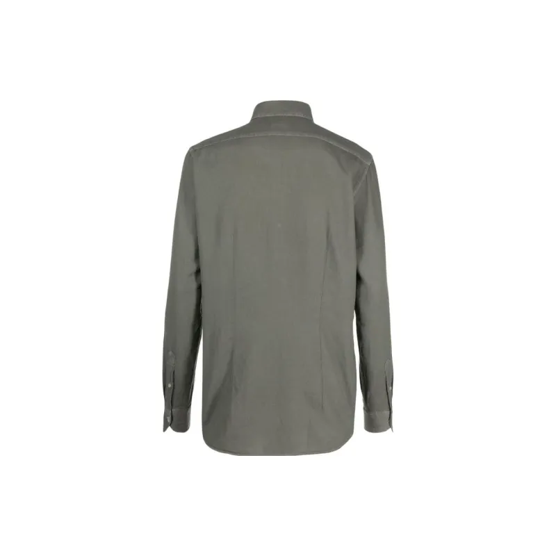 XACUS Cutaway collar Cotton Shirt-1
