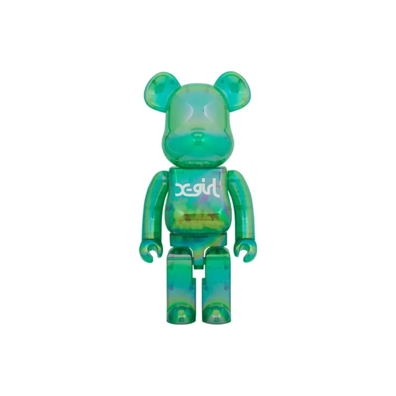 BE@RBRICK X Girl Clear Green Ver.-1