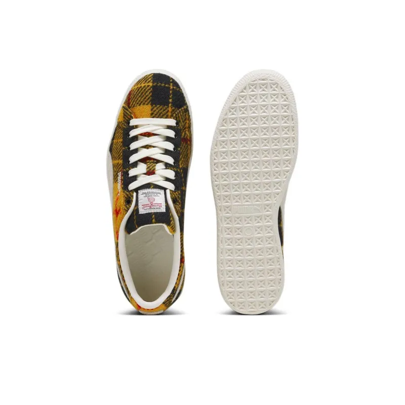 Puma Harris Tweed X Suede Vintage 'Tartan - Yellow'-3