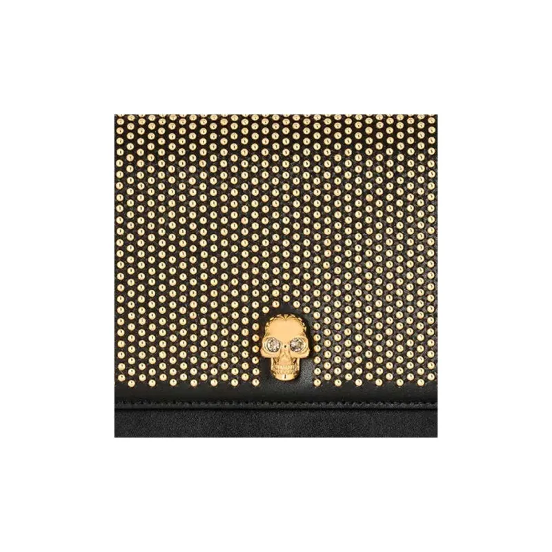 Alexander McQueen Cow Leather Shoulder Bag Women's Black-4