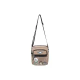 Khaki+Black Orange Ropes Pendant+Badge