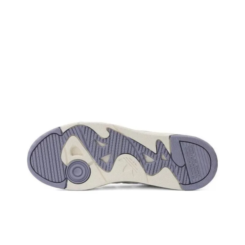Adidas Originals Post Up Slip Resistant Mid Top Skateboard Shoes Unisex White Purple-4