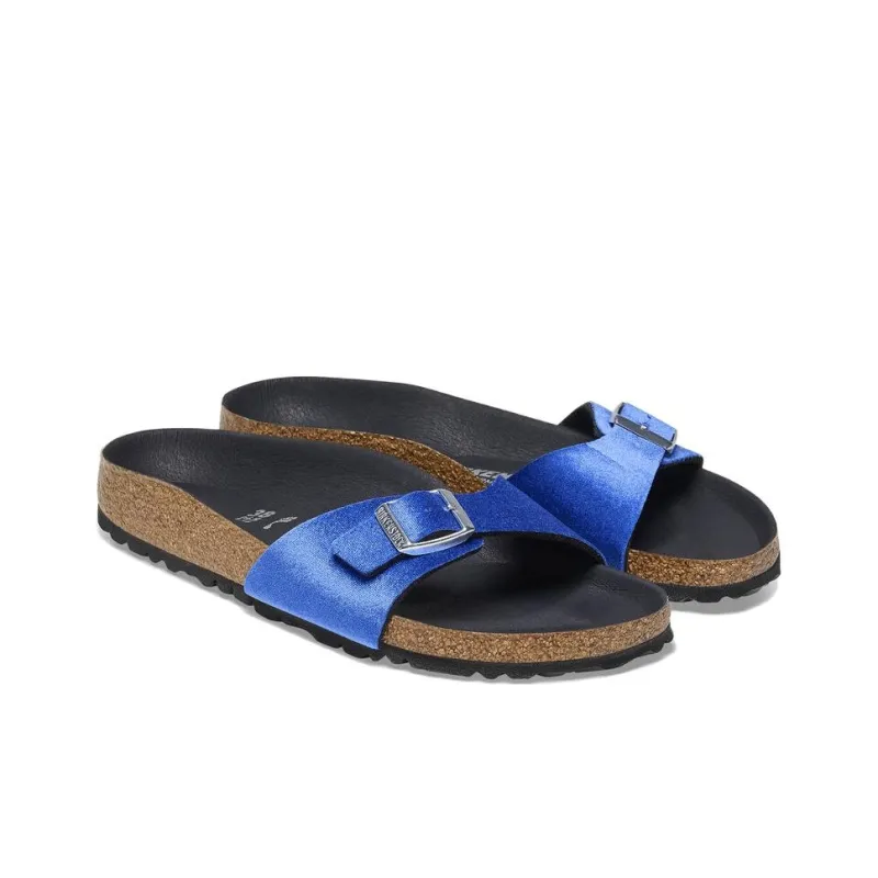 Birkenstock Slide Slippers Women's Bright Blue Regular-2