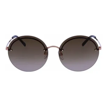 MARC JACOBS Irregular Shape Sunglasses Unisex Rose Gold