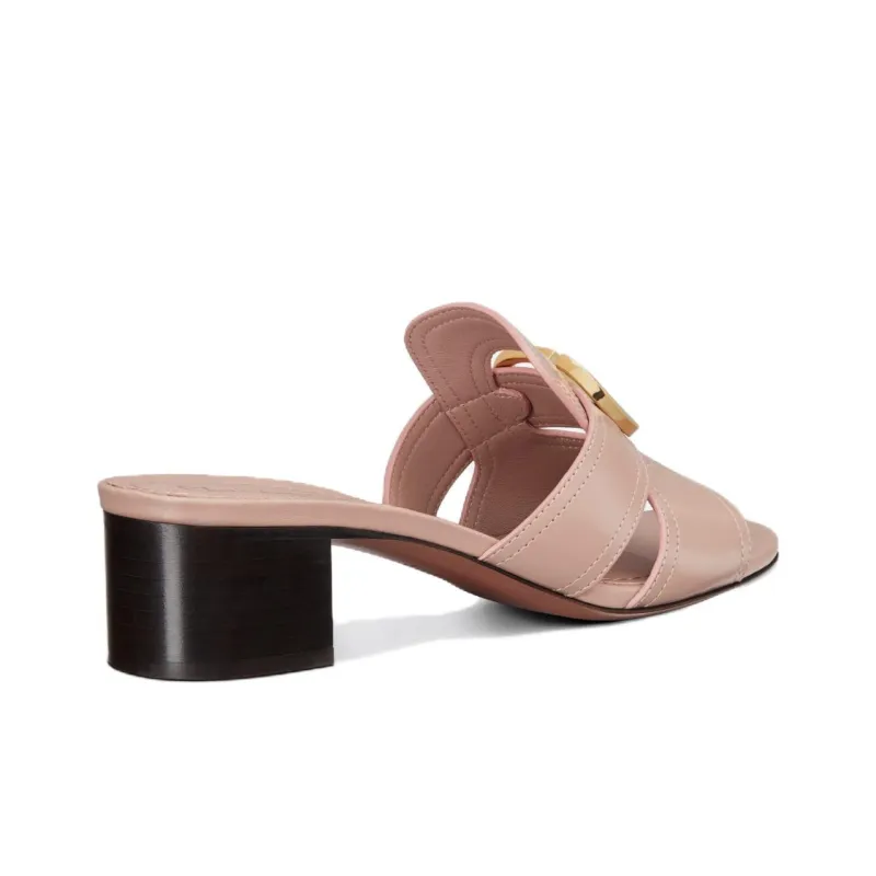 DIOR 30 Montaigne Other Slip-Resistant Slide Slippers 4cm Women's Pink-3