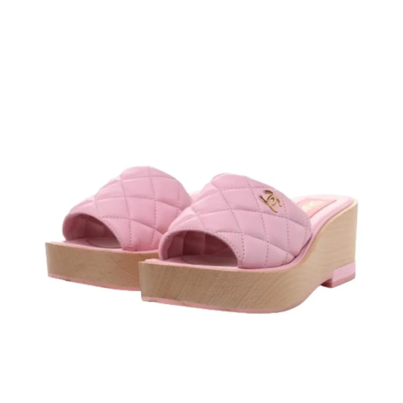 CHANEL Stylish Sandals Women's Pink-2