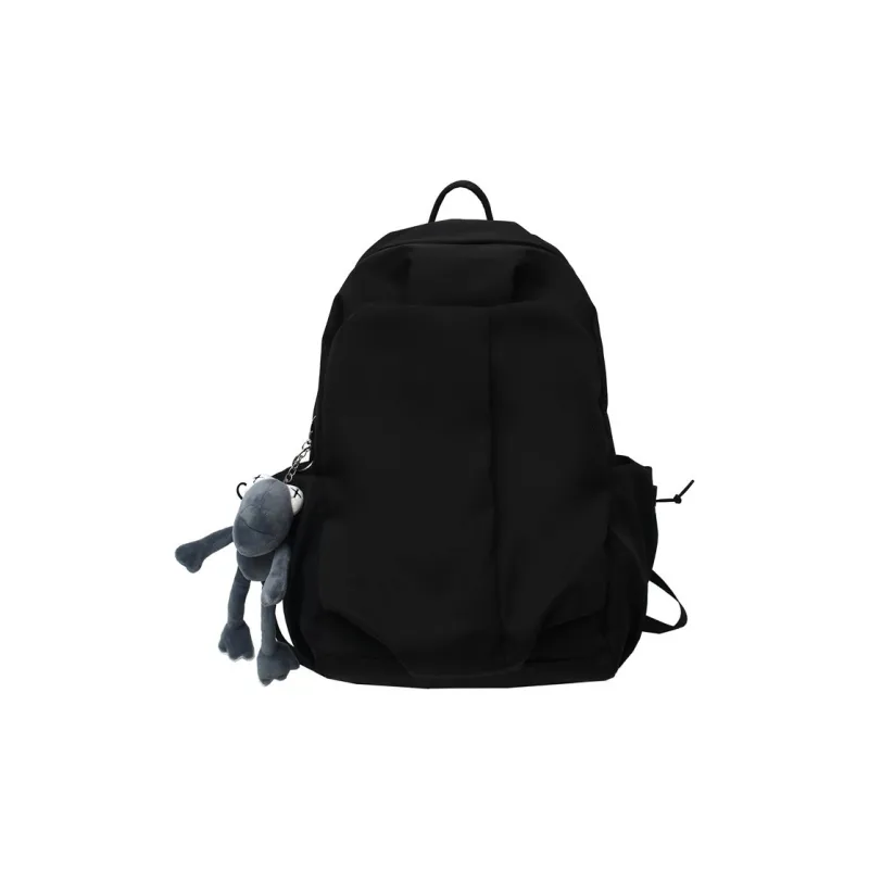 LOUIS ROYALN Nylon Laptop Backpack Unisex Black/White/Red/Gray-0
