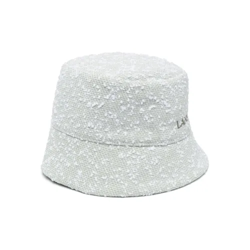 Lanvin Logo-embroidered Tweed Bucket Hat