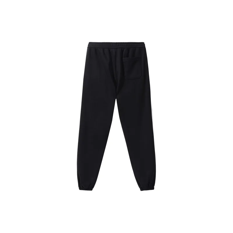 GXXX Knitted Fabric Glow In The Dark Casual Sweatpants Unisex Black-2