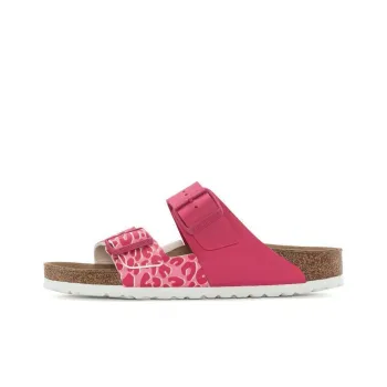 Birkenstock Comfortable Round Tip Commute Versatile Height Increasing Platform Women's Pink Narrow Fit