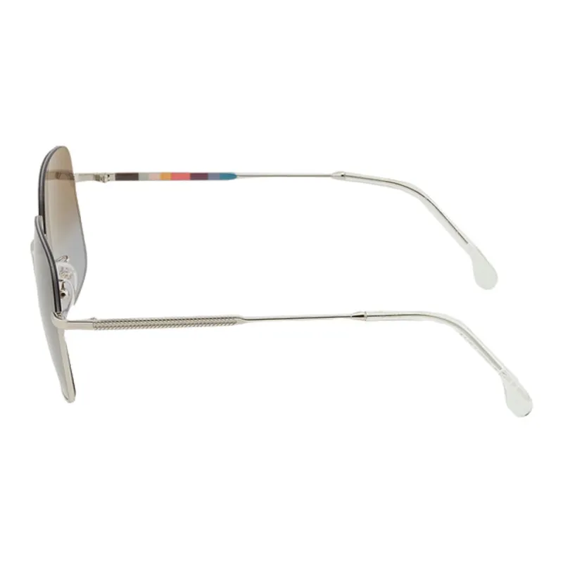 Paul Smith Metal Irregular Shape Sunglasses Women's Silver-2